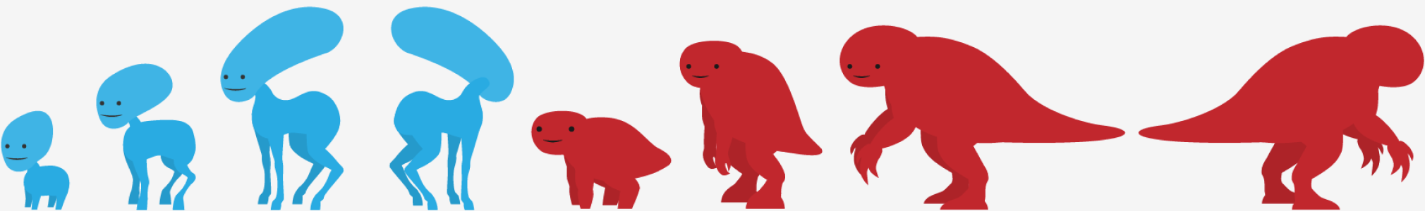 Cosmons evolution sprites